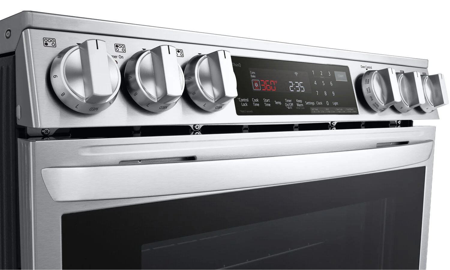 LG 6.3 Cu. Ft. Smart InstaView® Induction Slide-In Range with Air Fry - LSIL6336F - Image 9