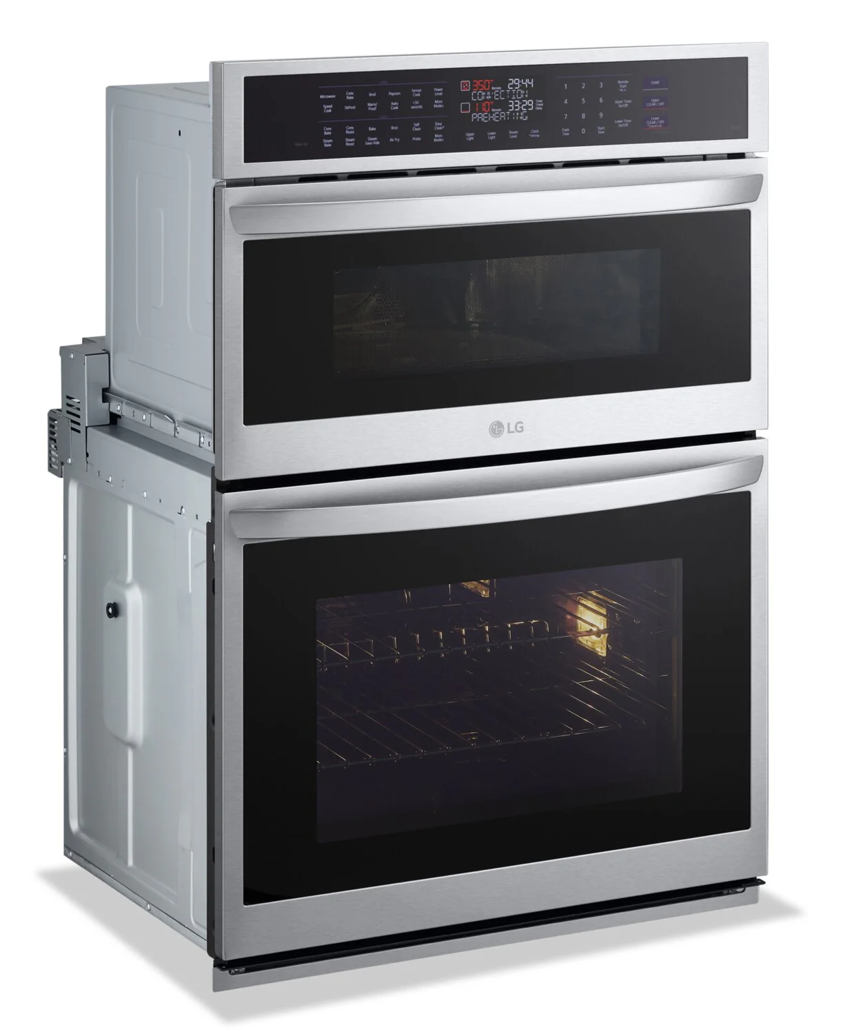 LG 6.4 Cu. Ft. Smart InstaView® Combination Wall Oven with Air Fry - WCEP6427F - Image 2