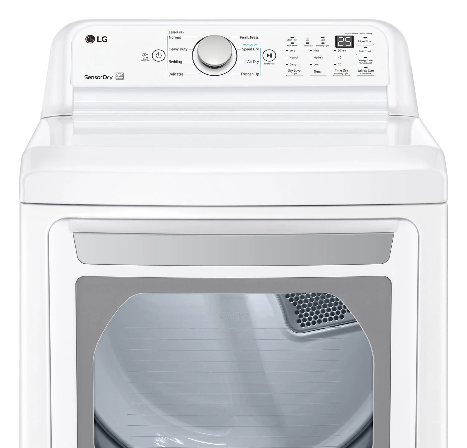 LG 7.3 Cu. Ft. Electric Dryer - DLE7150W - Image 4