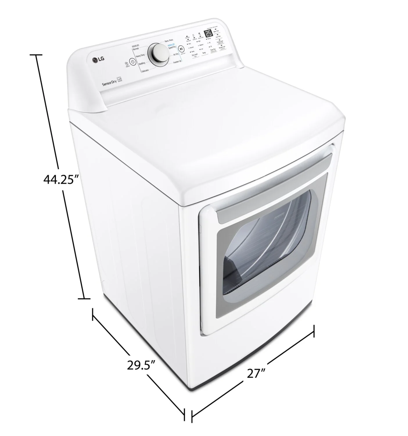 LG 7.3 Cu. Ft. Electric Dryer - DLE7150W - Image 7