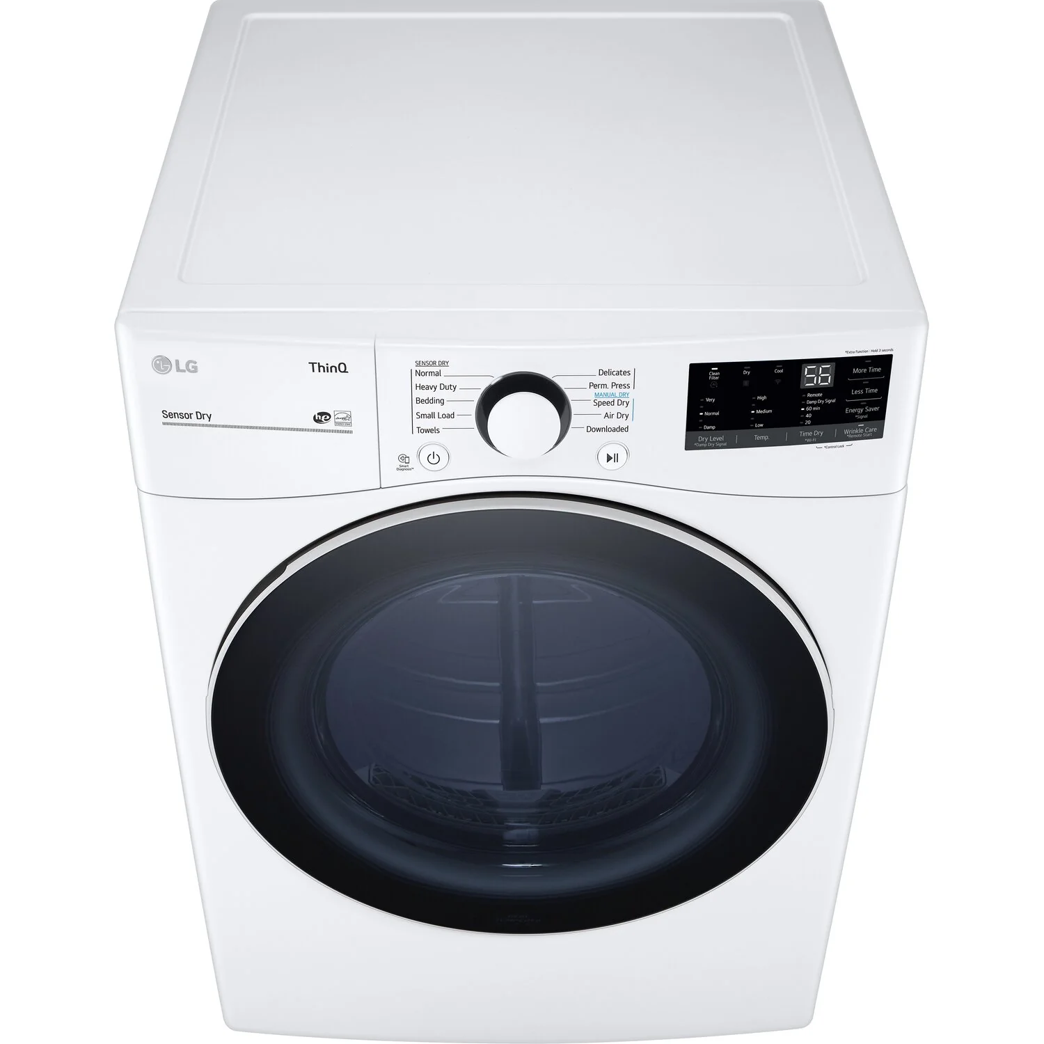 LG 7.4 Cu. Ft. Electric Dryer with AI Sensor Dry™ - DLE3600W - Image 4