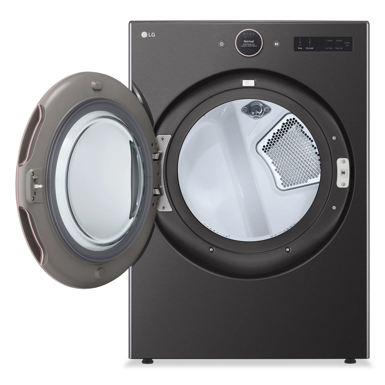LG 7.4 Cu. Ft. Smart Electric Dryer with Steam Technology - DLEX6500B - Image 3