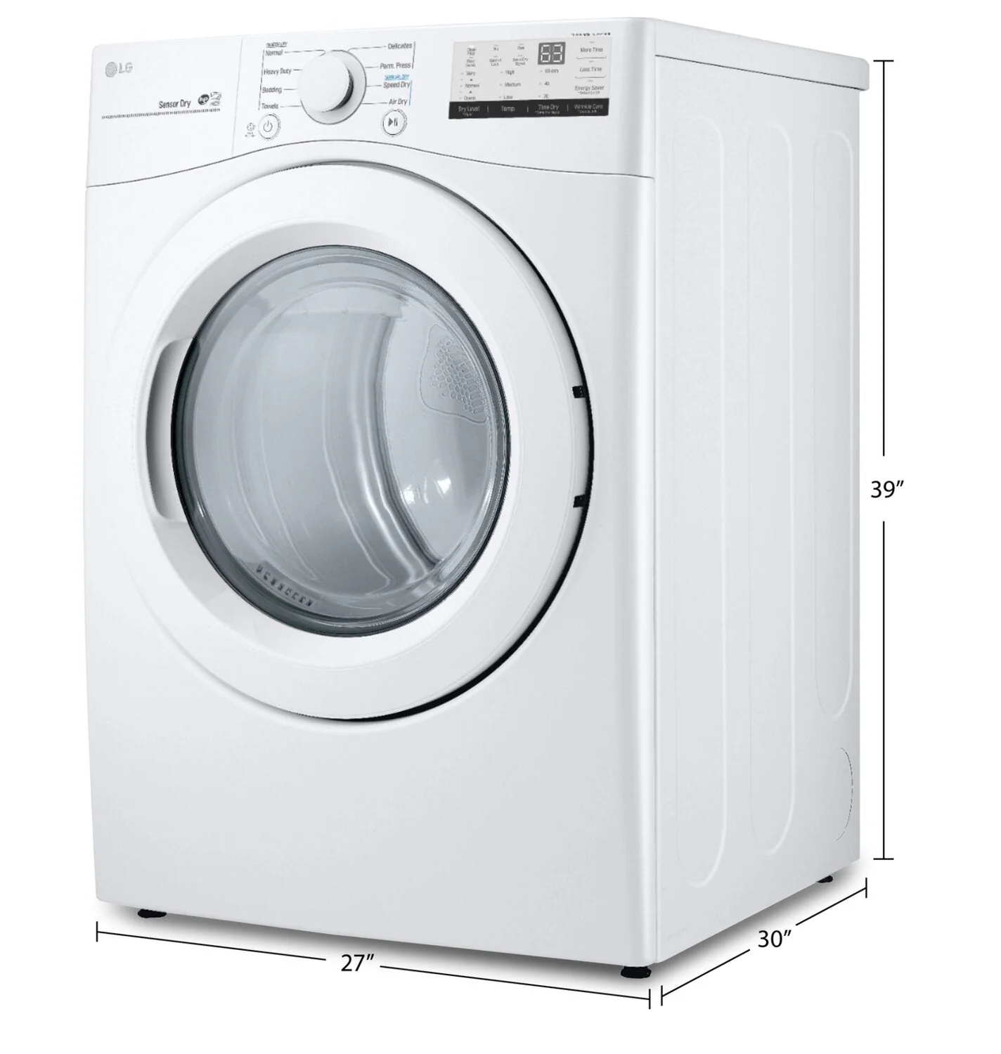 LG 7.4 Cu. Ft. Ultra Large Capacity Electric Dryer - DLE3400W - Image 7