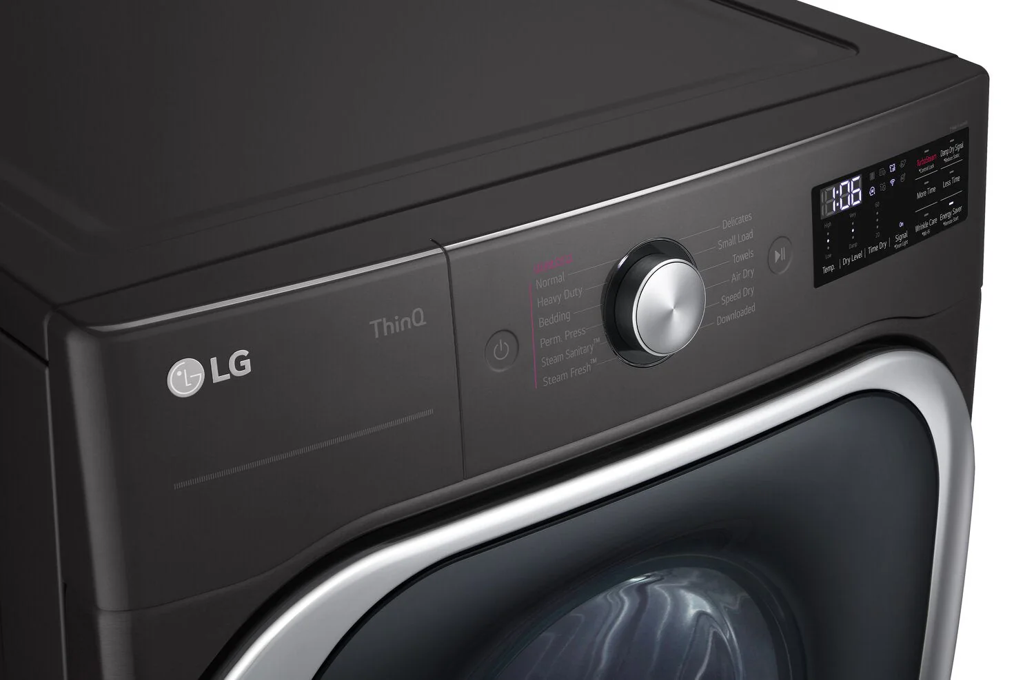 LG 9 Cu. Ft. Smart Mega Capacity Electric Dryer - DLEX8900B - Image 4