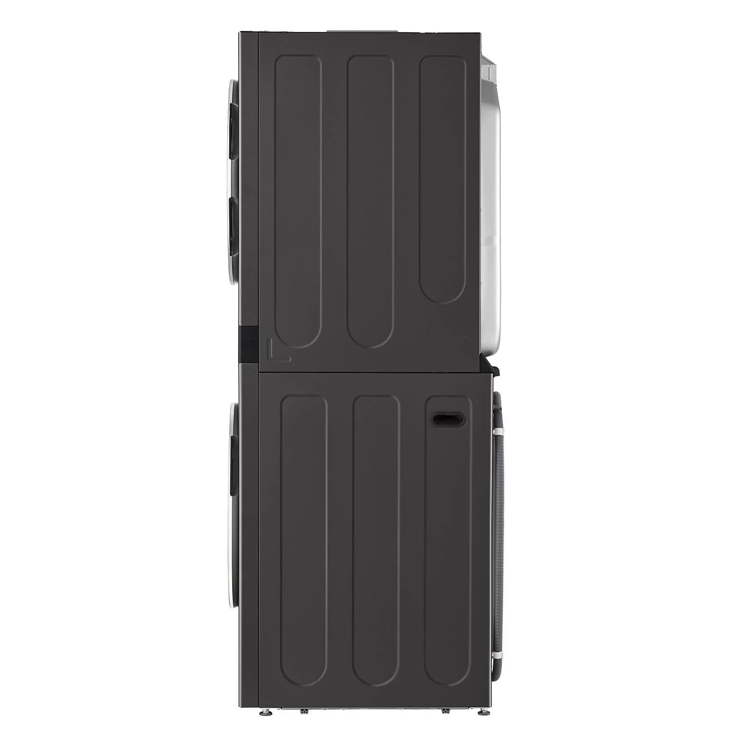 LG Black Stainless Steel Wash Tower™ 5.2 Cu. Ft. Front Load Washer and 7.4 Cu. Ft. Gas Dryer - WKGX201HBA - Image 4