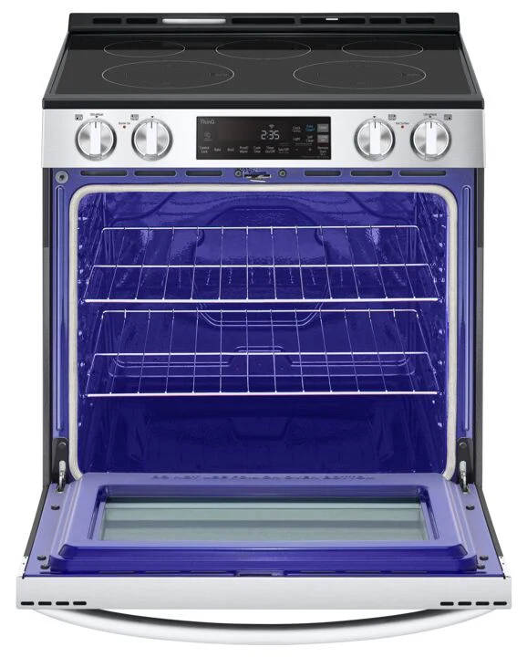 LG Smudge Resistant Stainless Steel Smart Wi-Fi Enabled Convection Electric Slide-in Range with EasyClean® ( 6.3 cu ft.) - LSEL6331F - Image 4