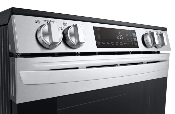 LG Smudge Resistant Stainless Steel Smart Wi-Fi Enabled Convection Electric Slide-in Range with EasyClean® ( 6.3 cu ft.) - LSEL6331F - Image 7
