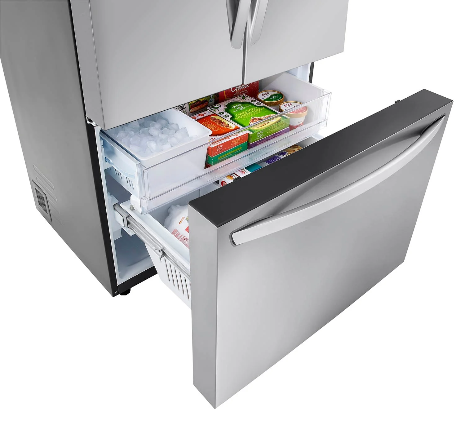 LG Stainless Steel French Door Smart Counter-Depth MAX Refrigerator ™ (27 cu. ft.) - LRFLC2706S - Image 10