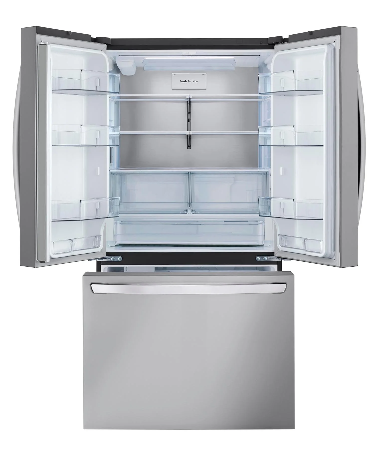 LG Stainless Steel French Door Smart Counter-Depth MAX Refrigerator ™ (27 cu. ft.) - LRFLC2706S - Image 4
