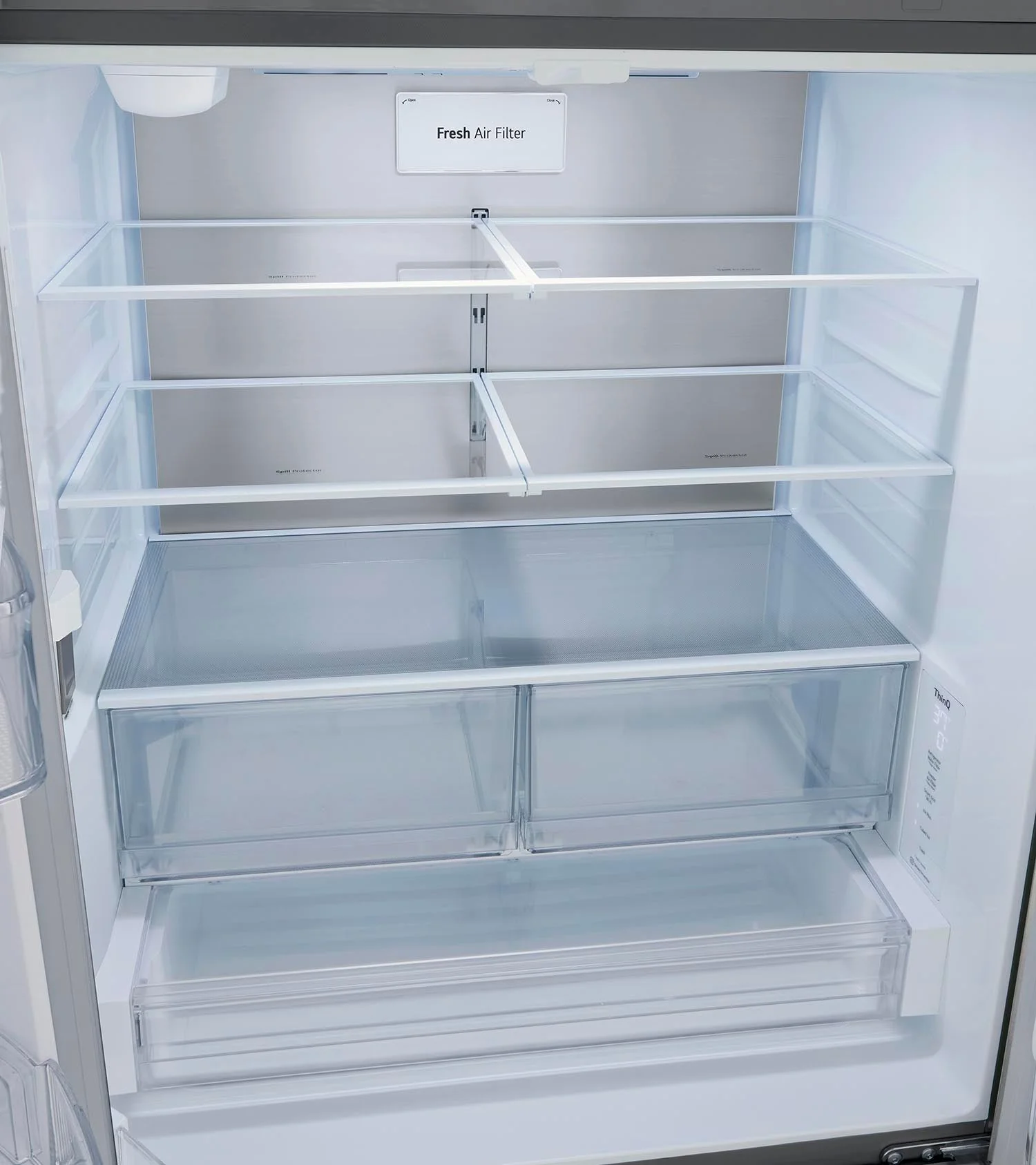 LG Stainless Steel French Door Smart Counter-Depth MAX Refrigerator ™ (27 cu. ft.) - LRFLC2706S - Image 7