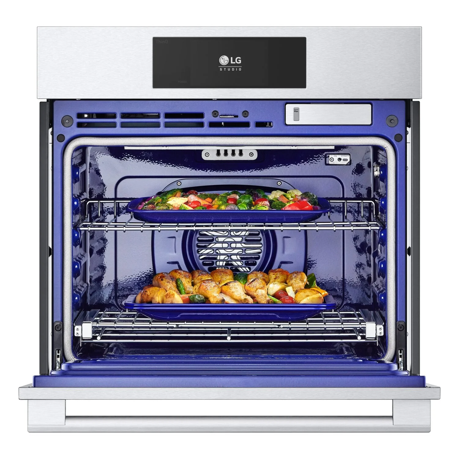 LG STUDIO 4.7 Cu. Ft. InstaView® Single Wall Oven - WSES4728F - Image 7