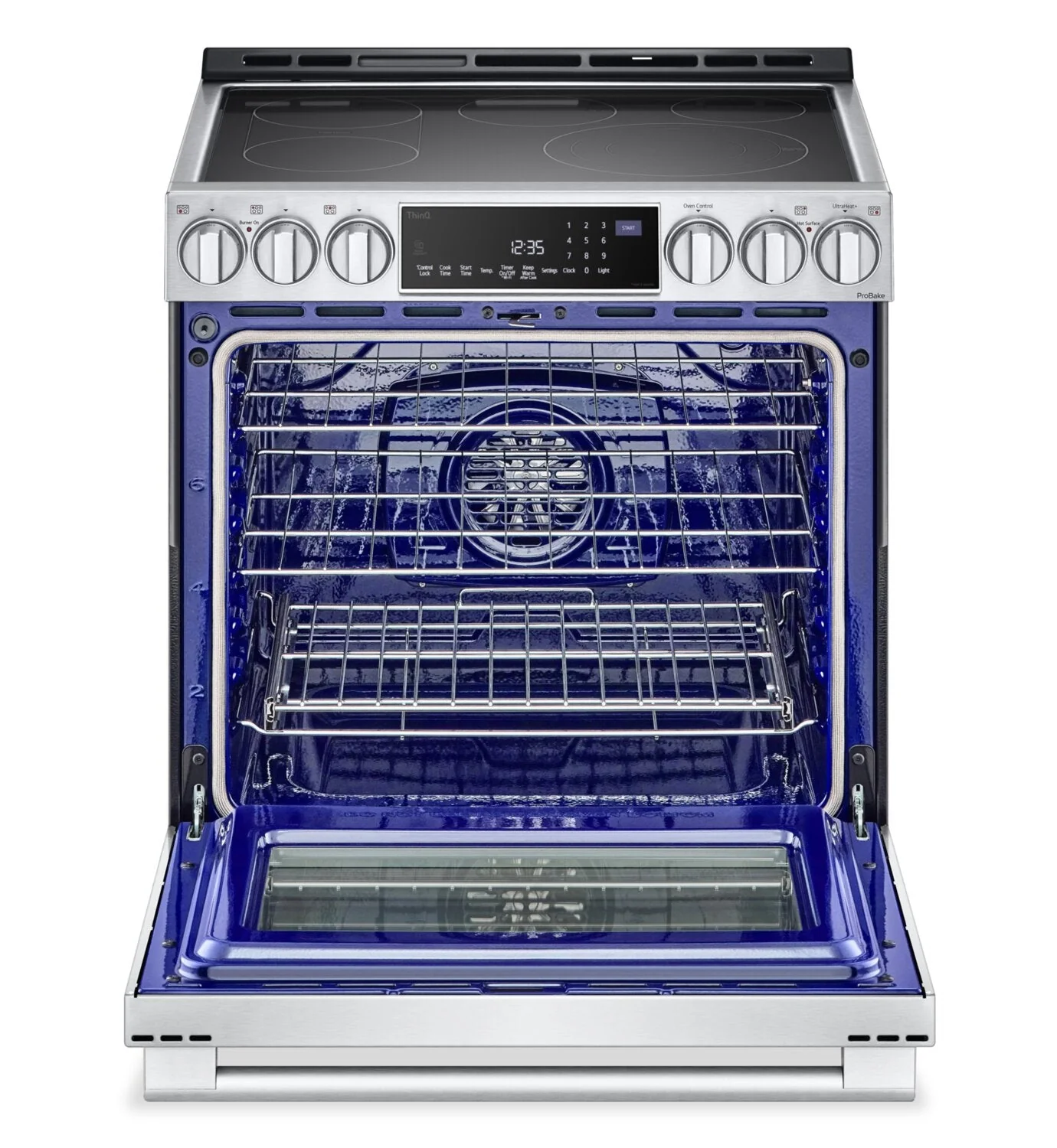LG STUDIO 6.3 Cu. Ft. InstaView® Electric Slide-In Range - LSES6338F - Image 4