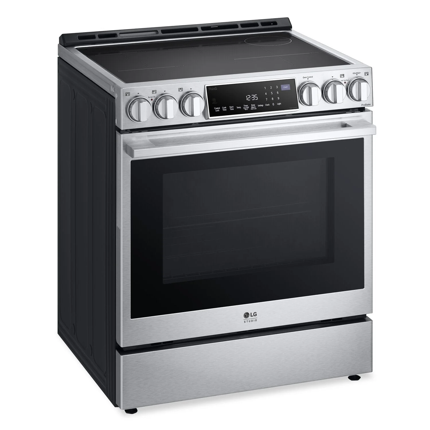 LG STUDIO 6.3 Cu. Ft. Smart Electric Induction Range with Air Fry - LSIS6338F - Image 3