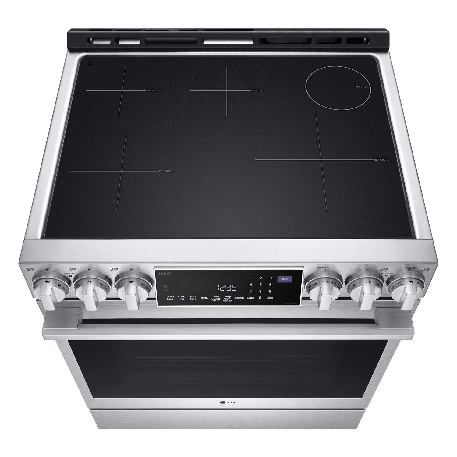 LG STUDIO 6.3 Cu. Ft. Smart Electric Induction Range with Air Fry - LSIS6338F - Image 5