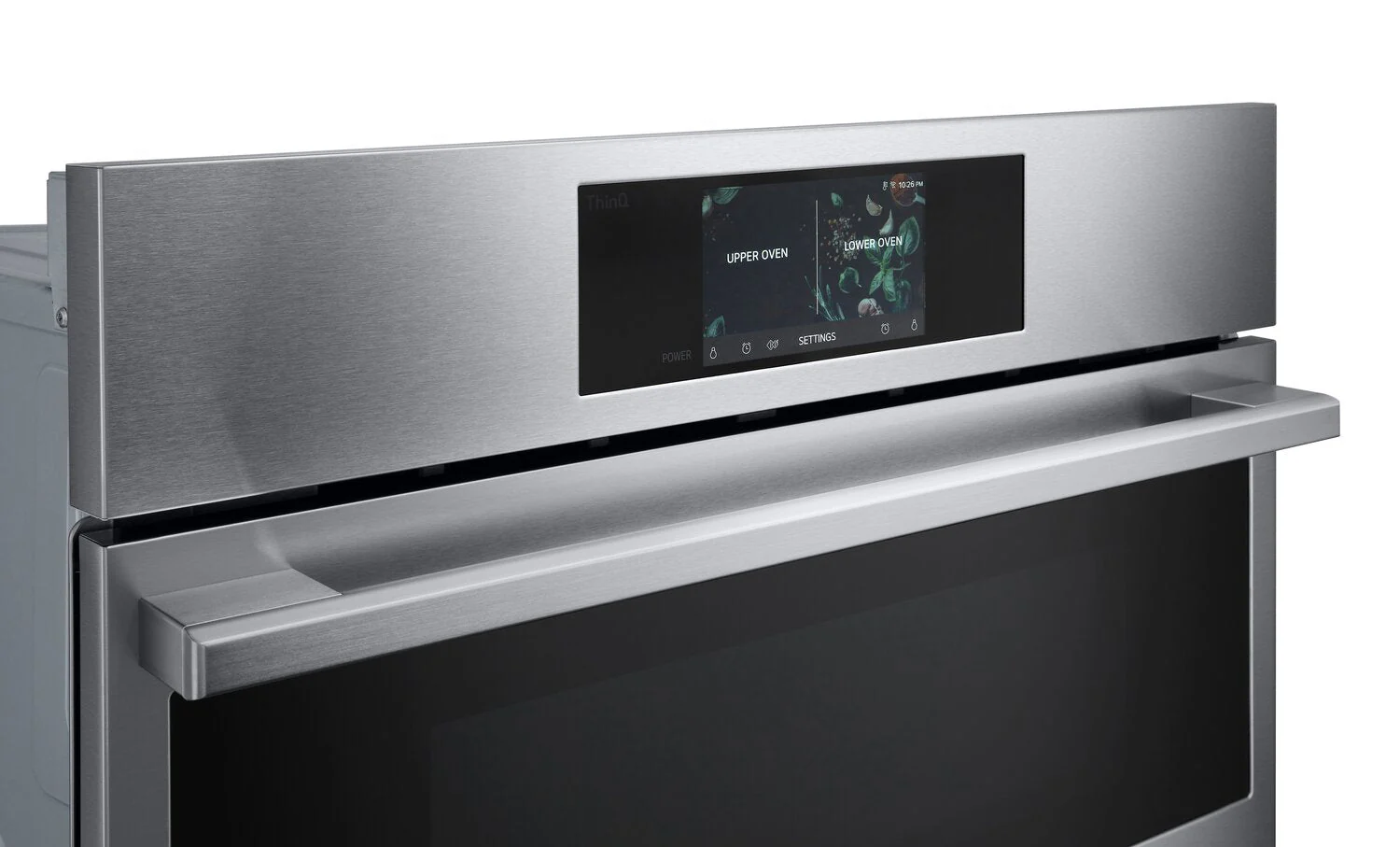 LG STUDIO 6.4 Cu. Ft. InstaView® Double Wall Oven - WCES6428F - Image 3
