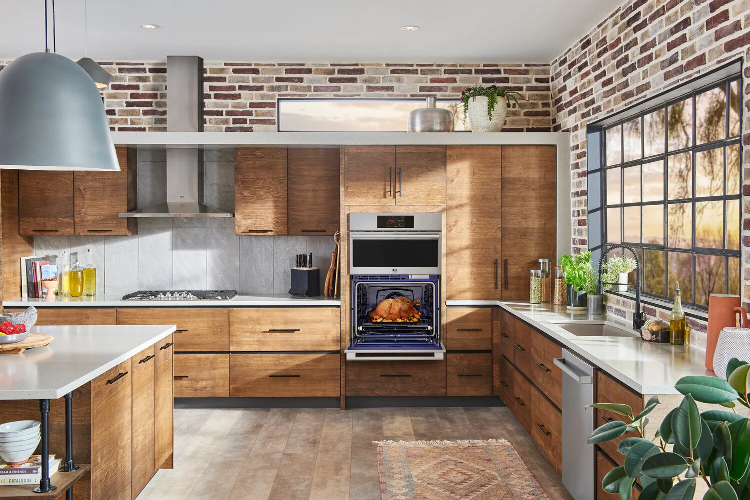 LG STUDIO 6.4 Cu. Ft. InstaView® Double Wall Oven - WCES6428F - Image 9