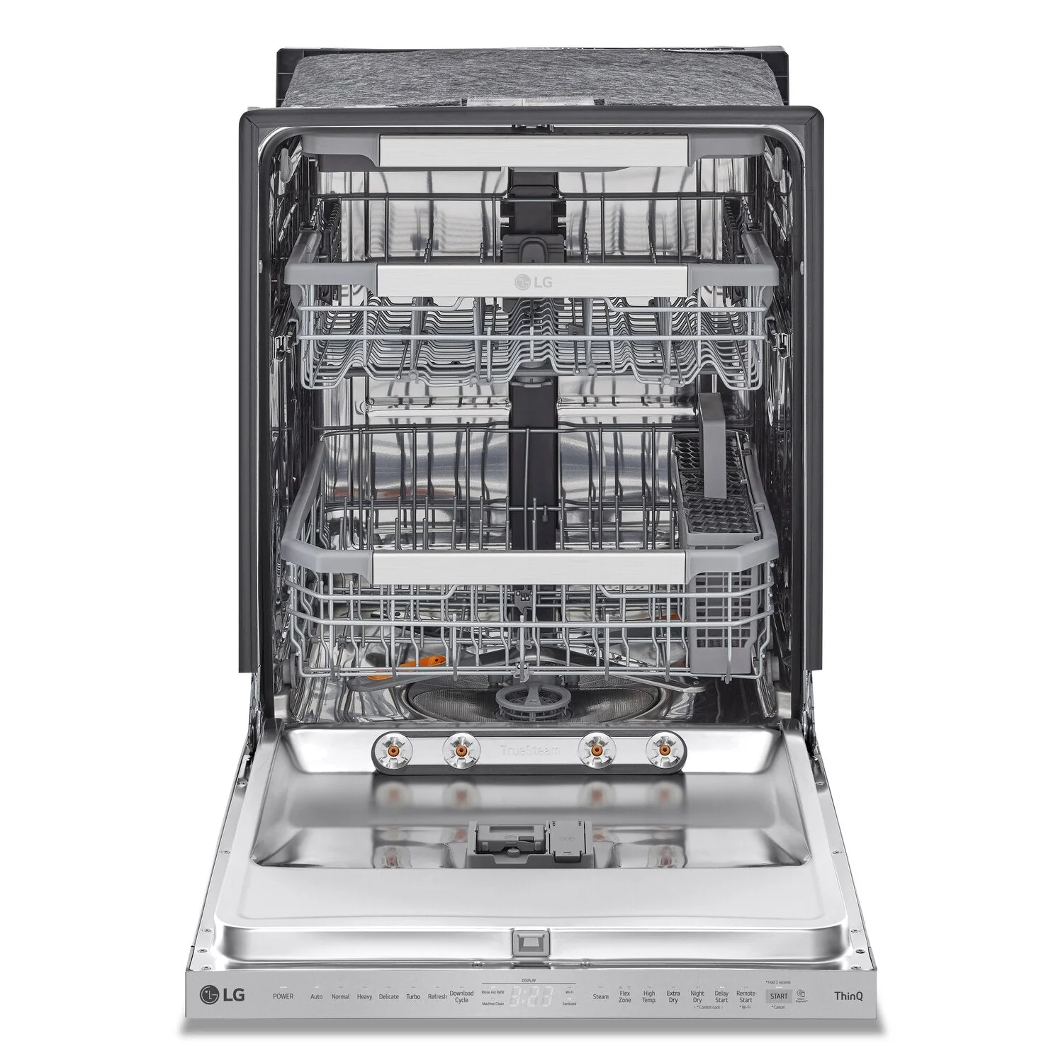 LG Top Control Smart Dishwasher with Quadwash® Pro and TrueSteam® - LDPS6762S - Image 2
