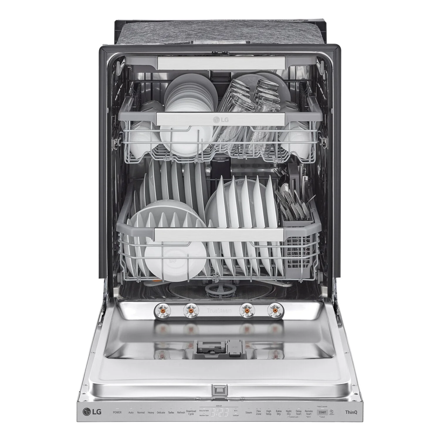 LG Top Control Smart Dishwasher with Quadwash® Pro and TrueSteam® - LDPS6762S - Image 6