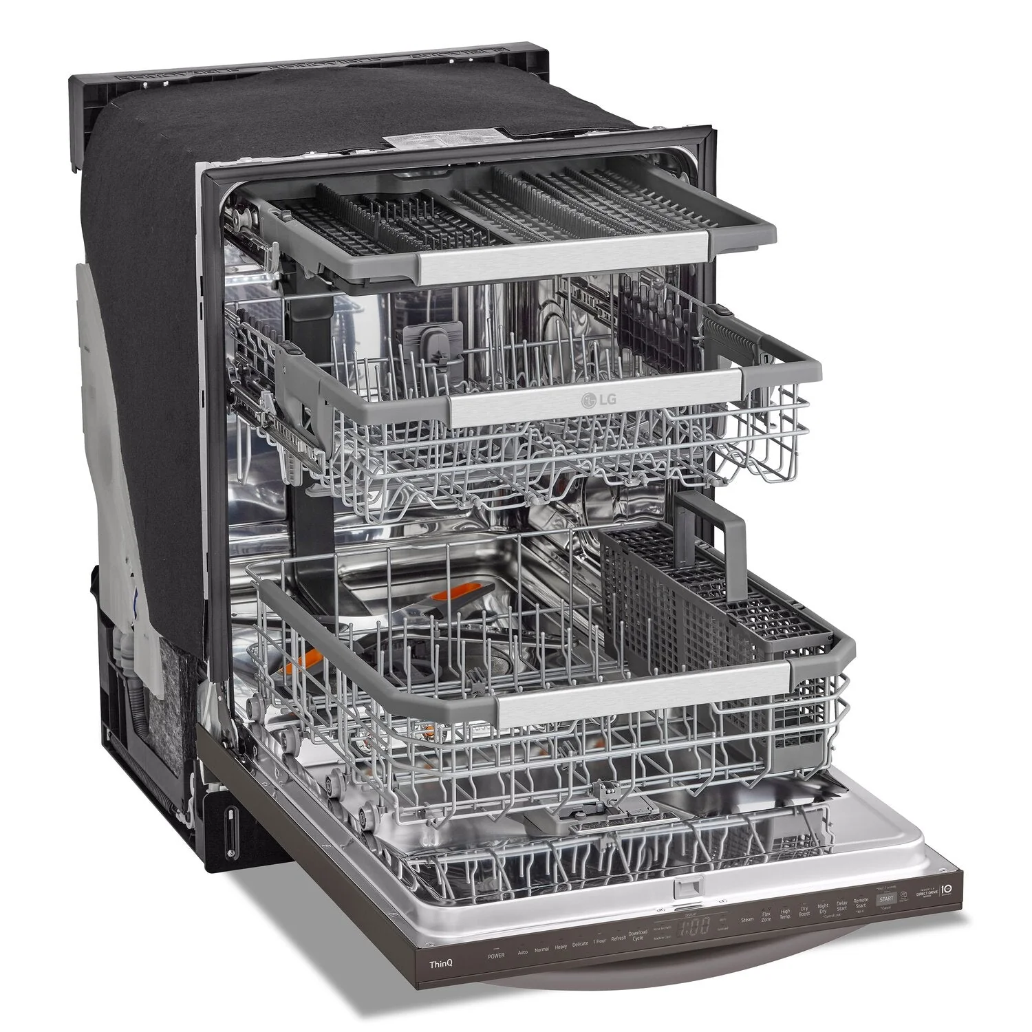 LG Top Control Smart Dishwasher with QuadWash® Pro and TrueSteam® - LDTH7972D - Image 3