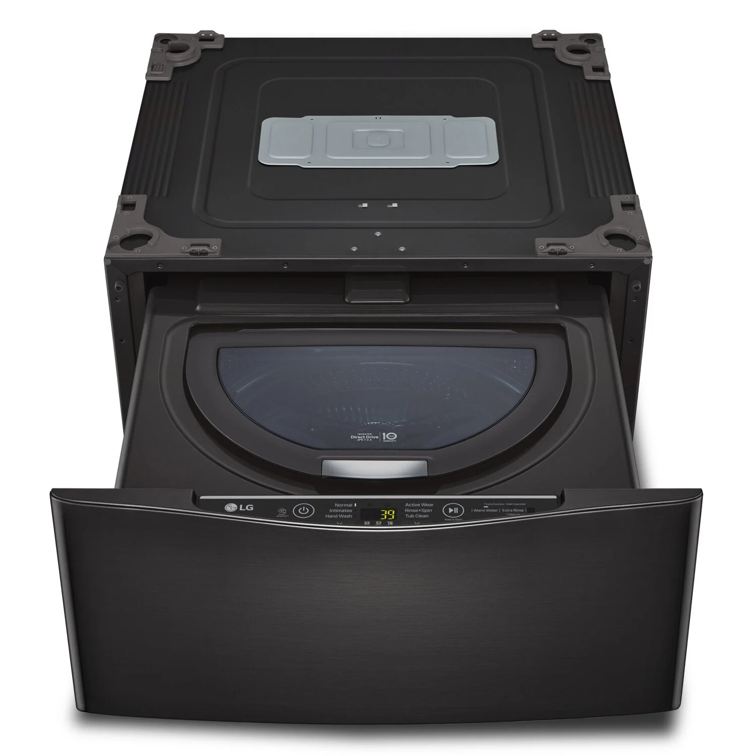 LG TWIN Wash™ 1 Cu. Ft. SideKick™ 29" Pedestal Washer - WD200CB - Image 3