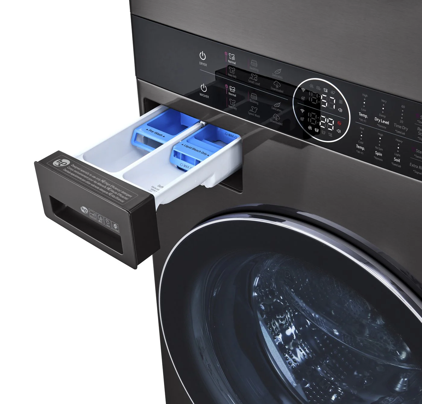 LG WashTower™ with 4.5 Cu. Ft. Washer and 7.4 Cu. Ft. Dryer - WKEX200HBA - Image 5