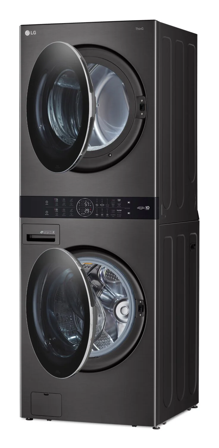 LG WashTower™ with 5.2 Cu. Ft. Washer and 7.4 Cu. Ft. Gas Dryer - WKGX201HBA - Image 4