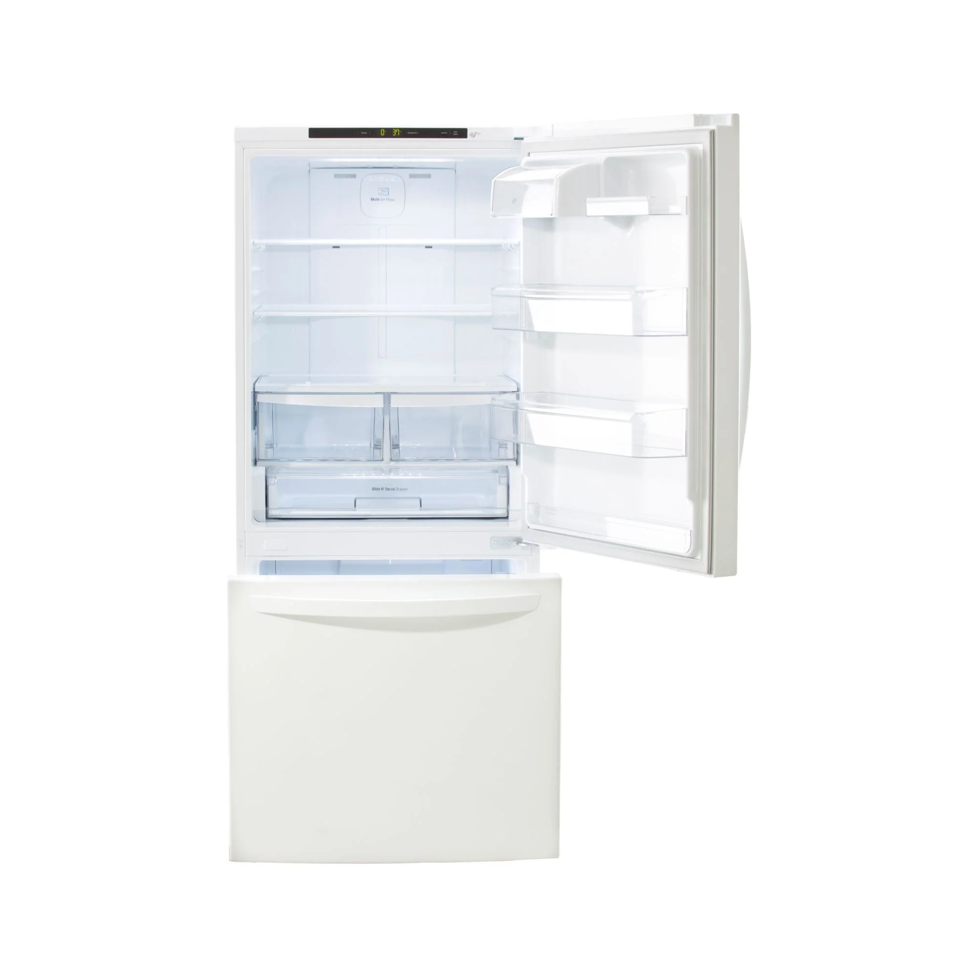 LG White 30" Bottom Mount Fridge (22.1 Cu.Ft.) - LRDNS2200W - Image 4