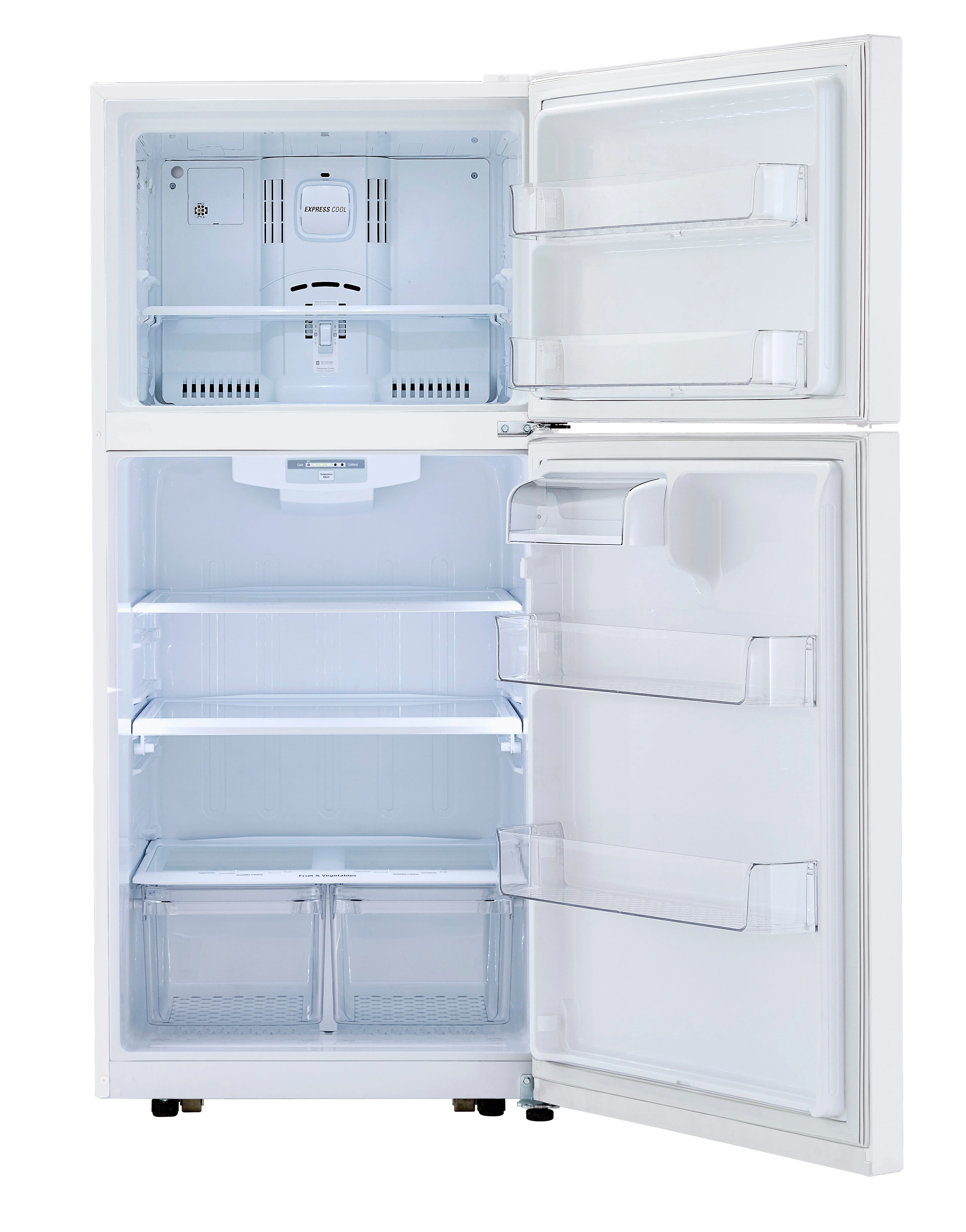 LG White 30” Top Mount Refrigerator (20 Cu.Ft.) - LTCS20020W - Image 4