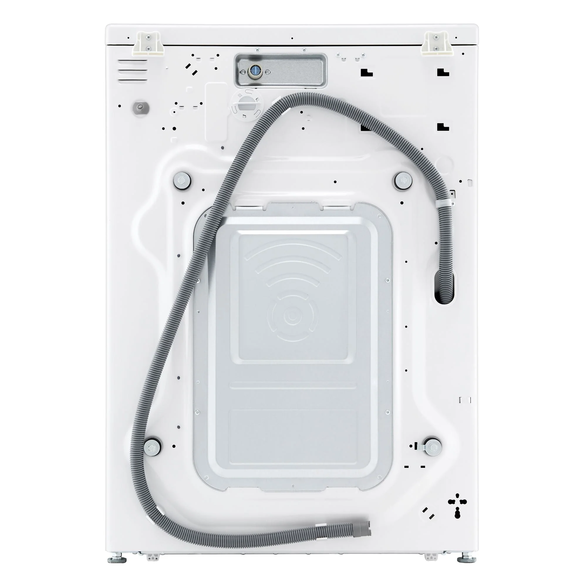 LG White Smart Wi-Fi Enabled Steam Front Load Washer with AI Direct Drive Technology (5.2 Cu.Ft) WM3600HWA - Image 5