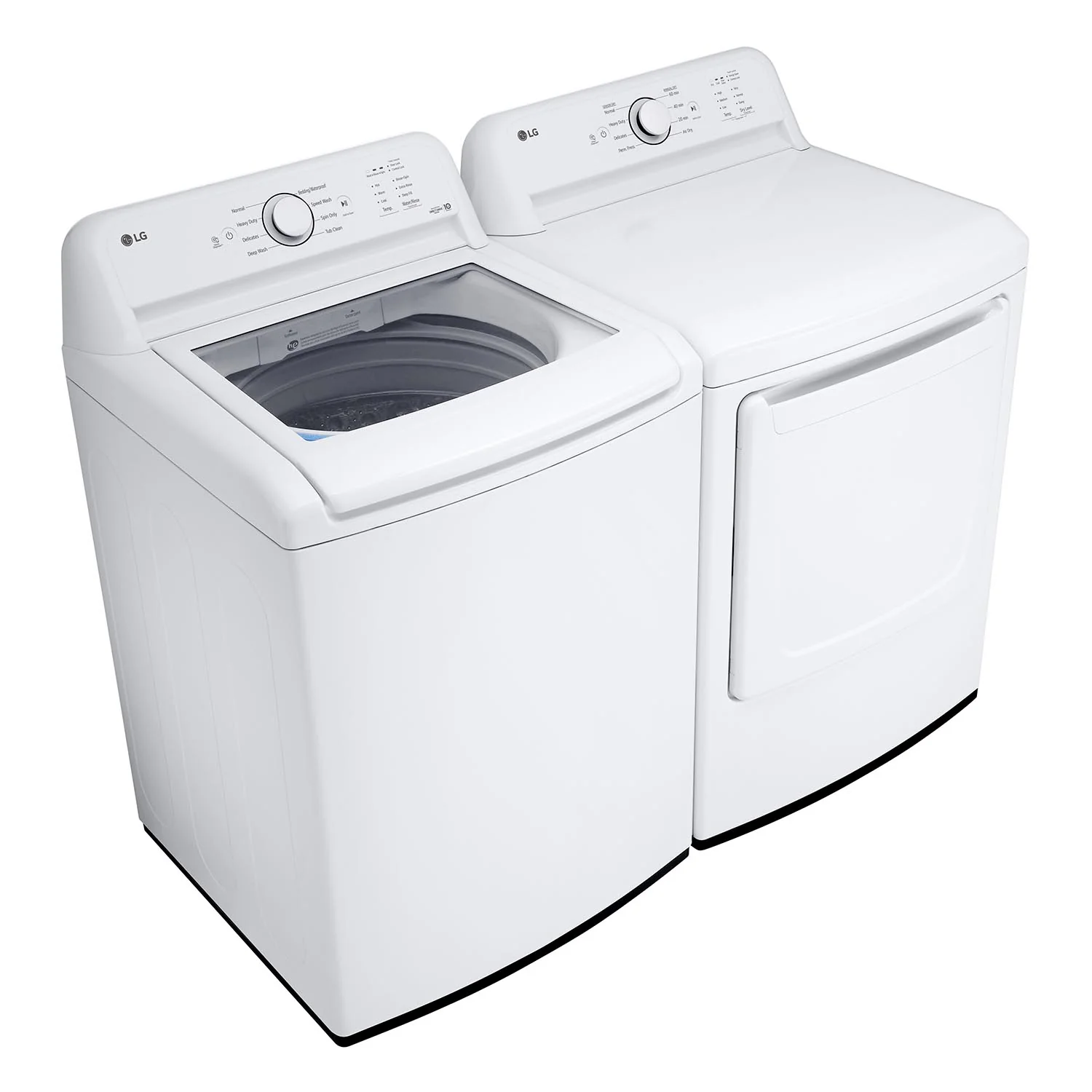 LG White Top Load Washer with Agitator and SlamProof® Glass Lid (4.8 Cu. Ft) - WT6105CW - Image 12