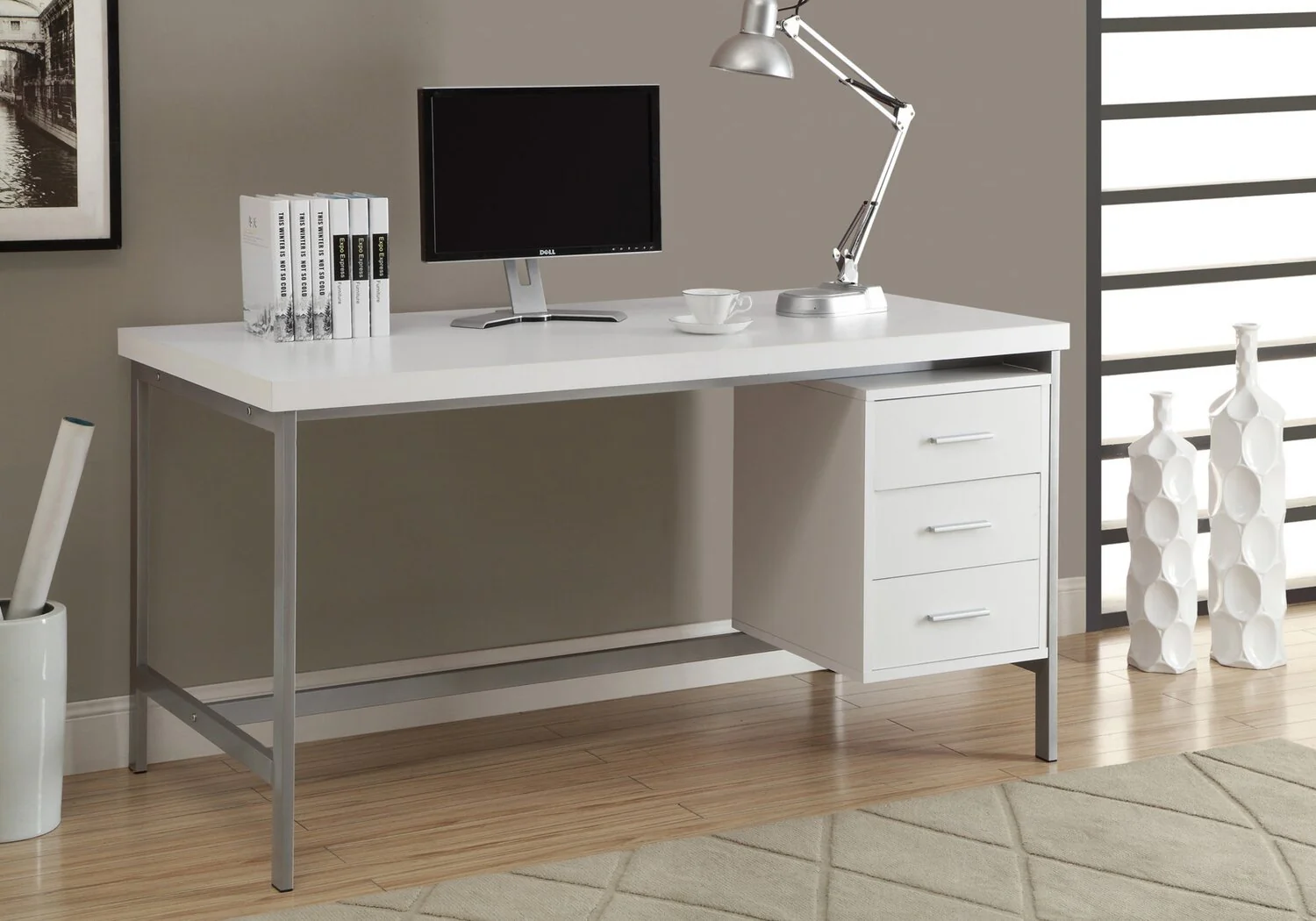 Lilliwaup Desk - White - Image 3