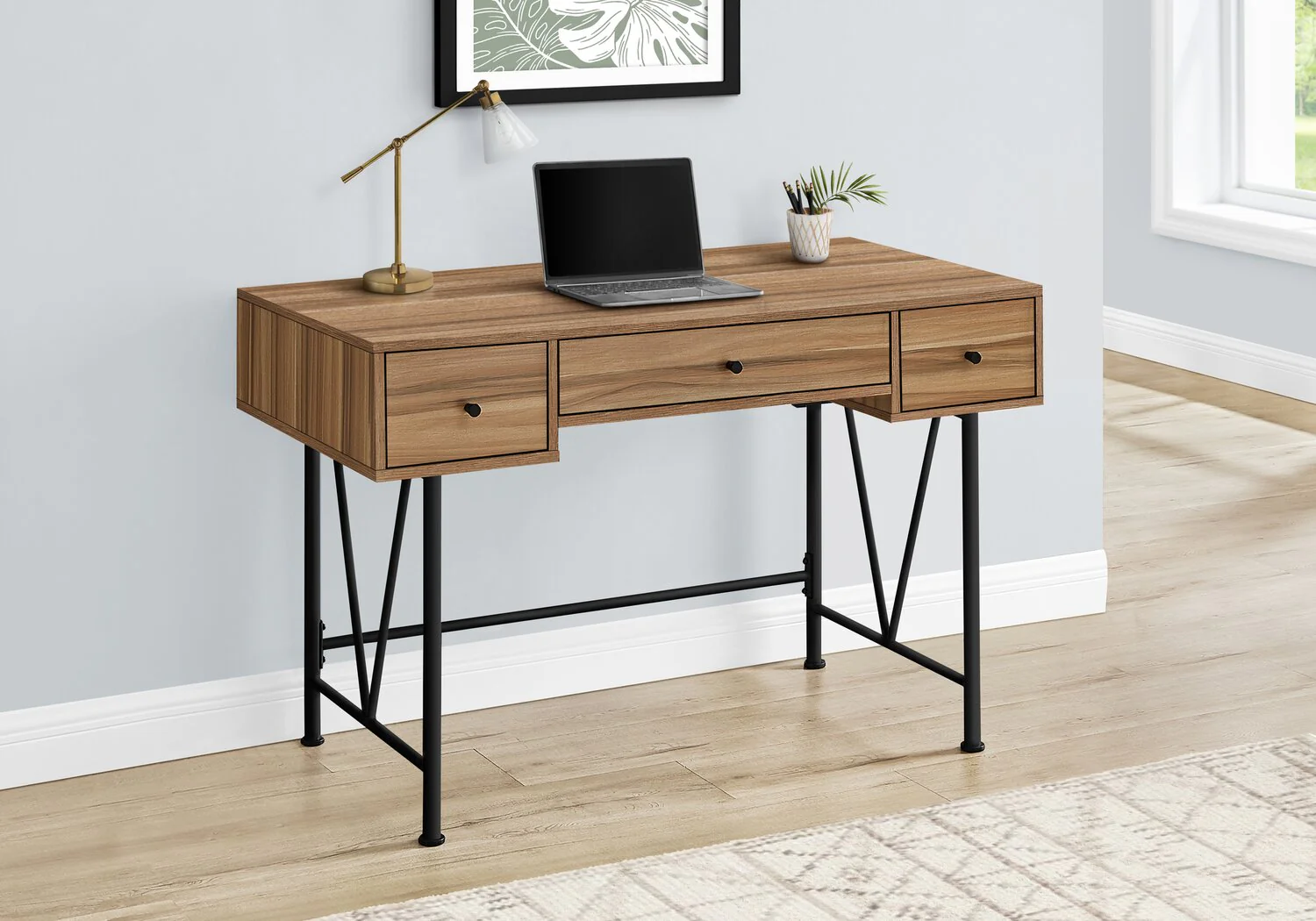 Linwell Desk - Natural - Image 9