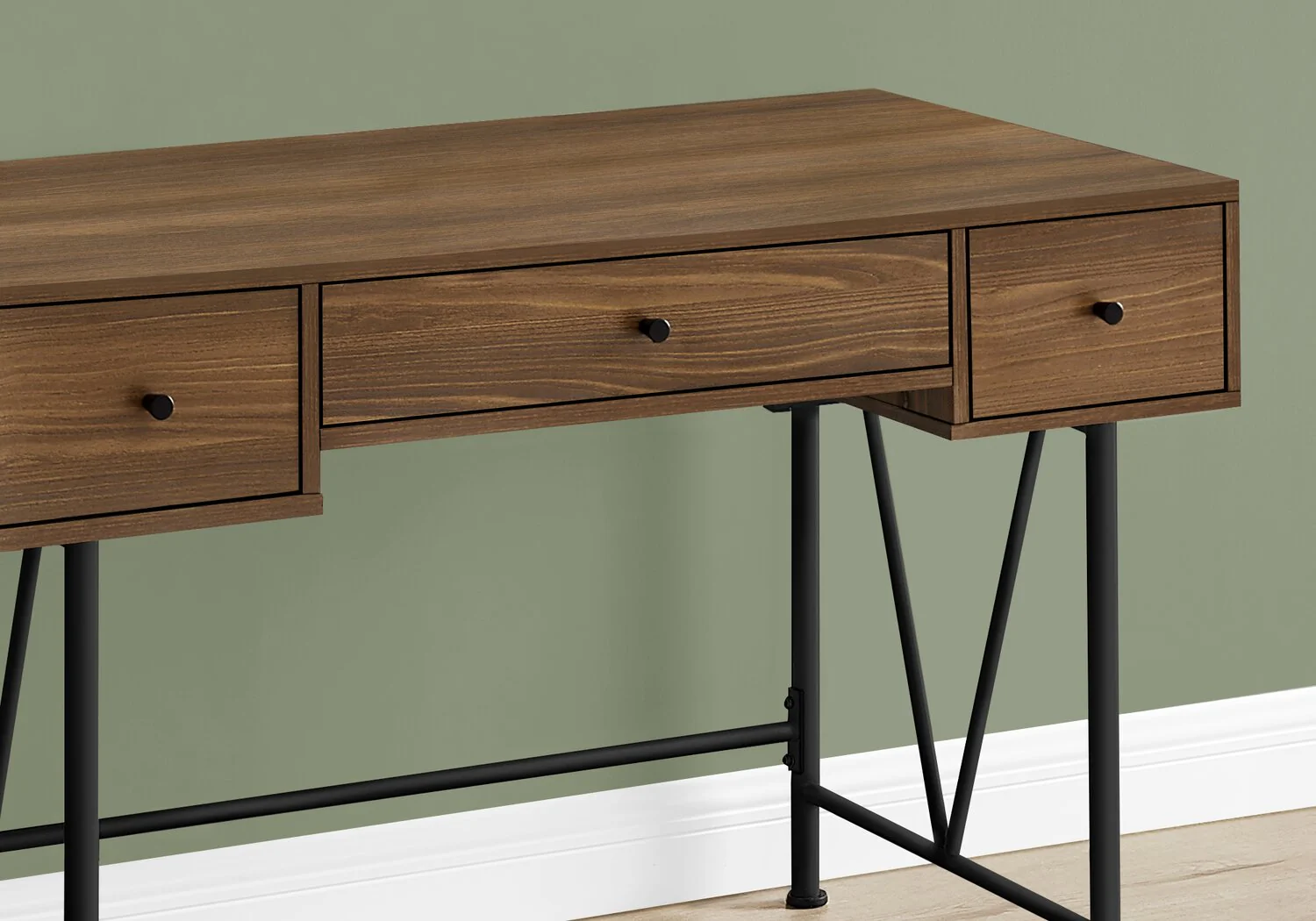 Linwell Desk - Walnut - Image 2