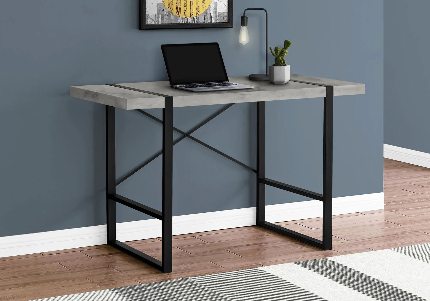 Lisgar Desk - Grey Concrete-Look - Image 6