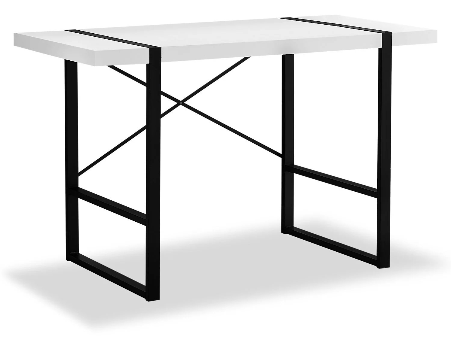 Lisgar Reclaimed Wood Look Desk - White