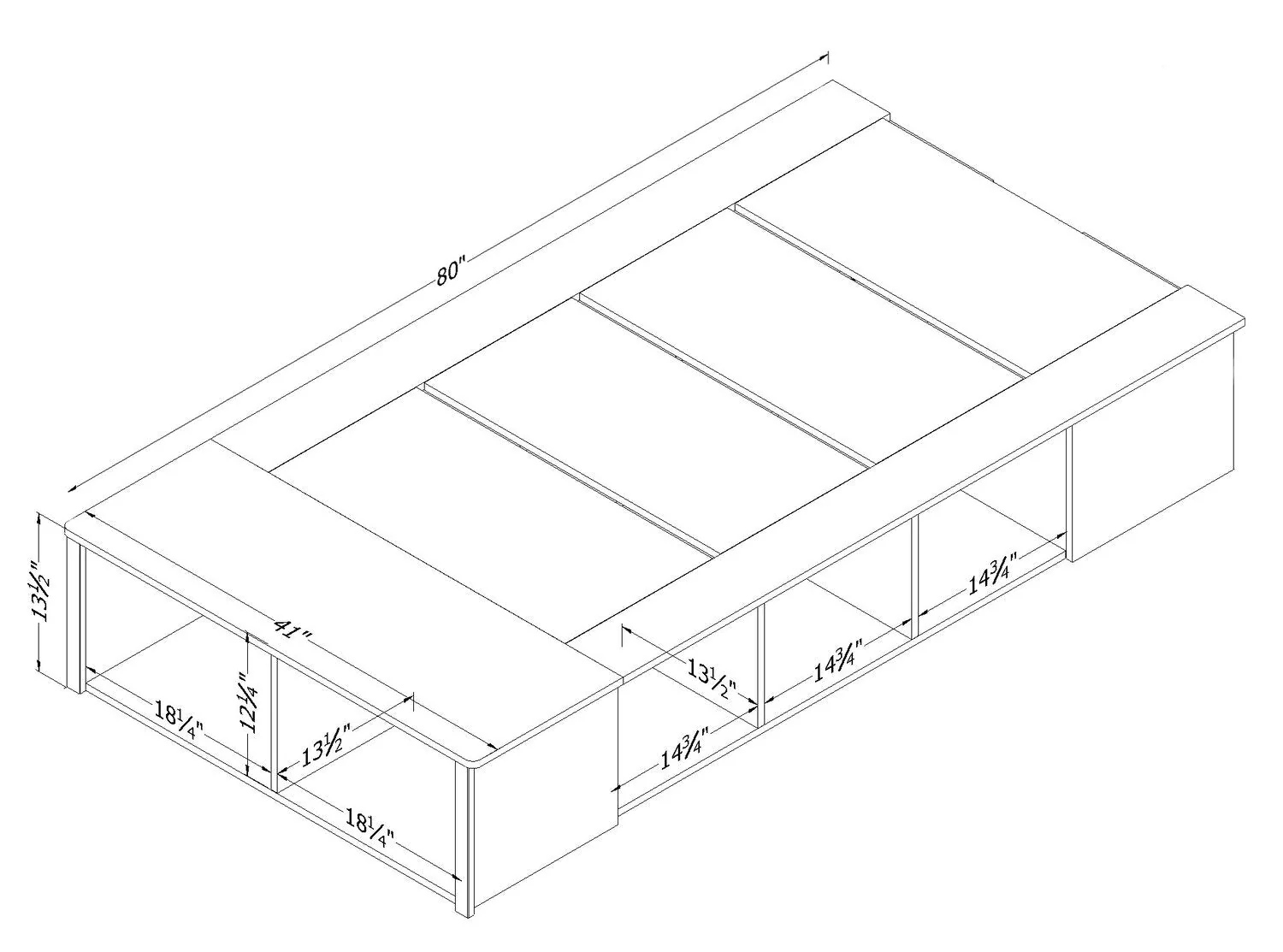Lochland Twin Platform Bed - Image 10