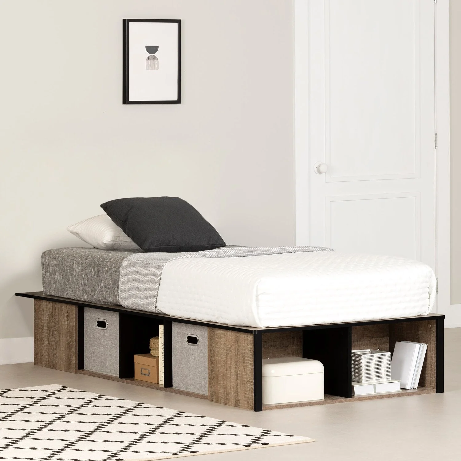 Lochland Twin Platform Bed - Image 3