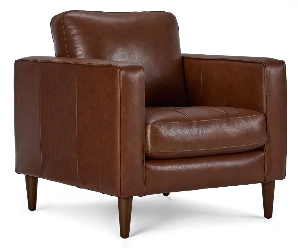 Loire Leather Sofa/Chair Set - Cobblestone - Image 3