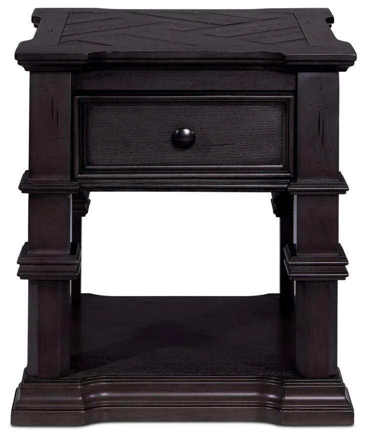 Luca End Table - Grey - Image 3