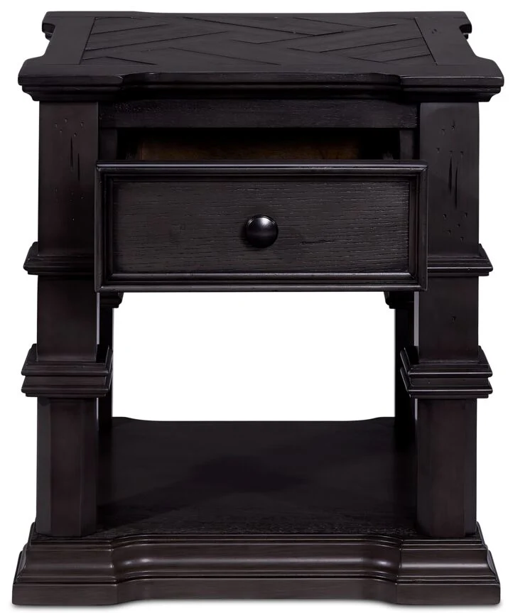 Luca End Table - Grey - Image 4