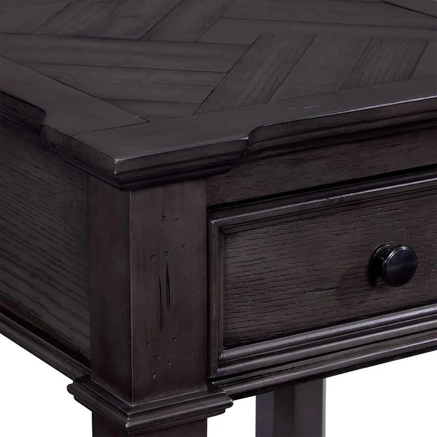 Luca End Table - Grey - Image 5