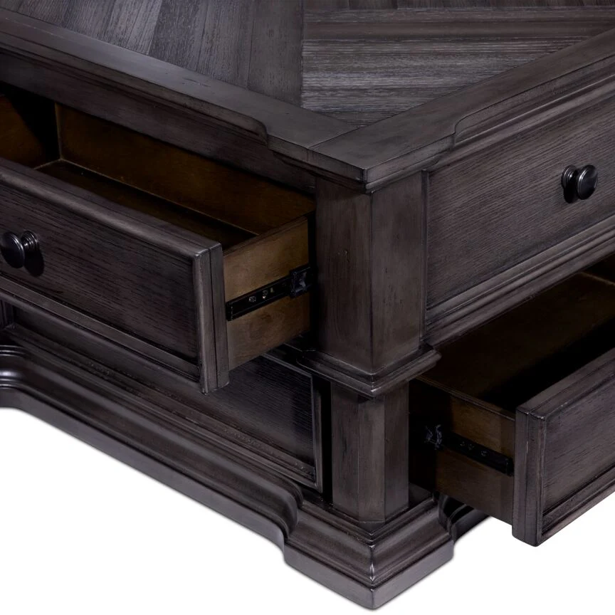 Luca Lift-Top Coffee Table - Grey - Image 5