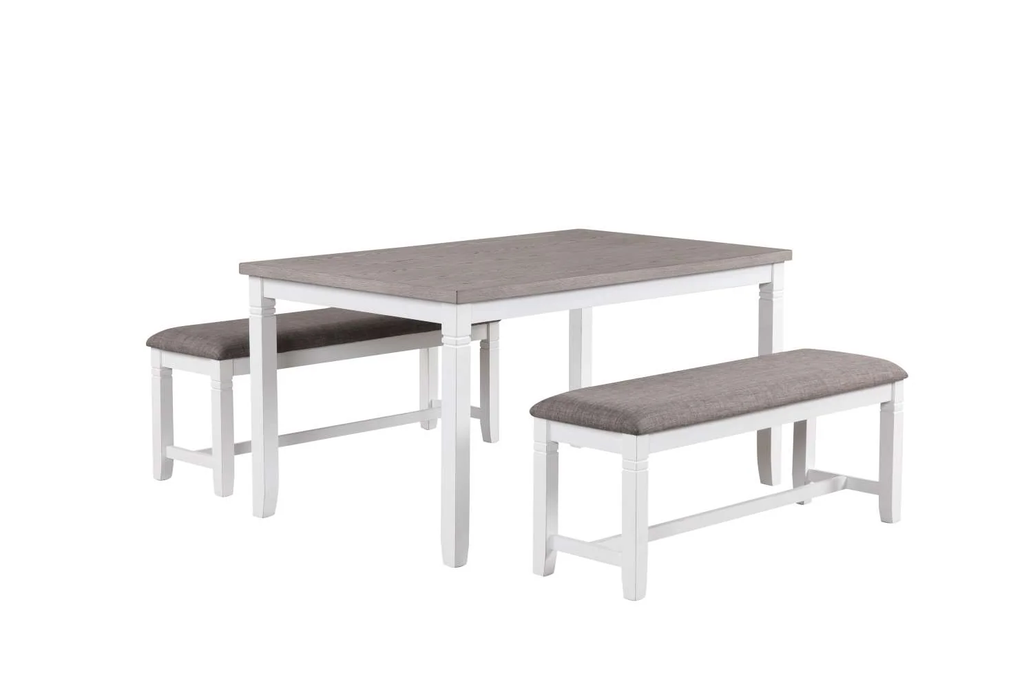 Lucas Bench - White/Grey - Image 3