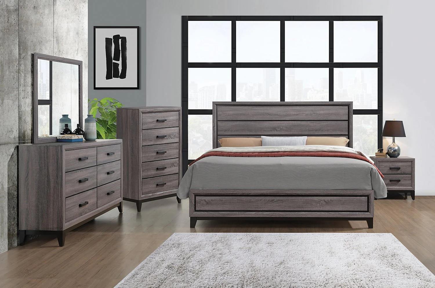 Lucila Dresser - Grey-Brown - Image 2