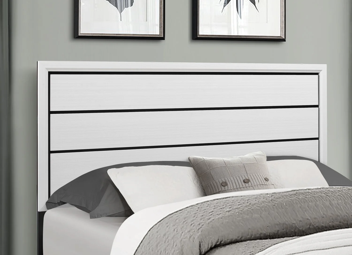 Lucila Queen Bed - White - Image 3
