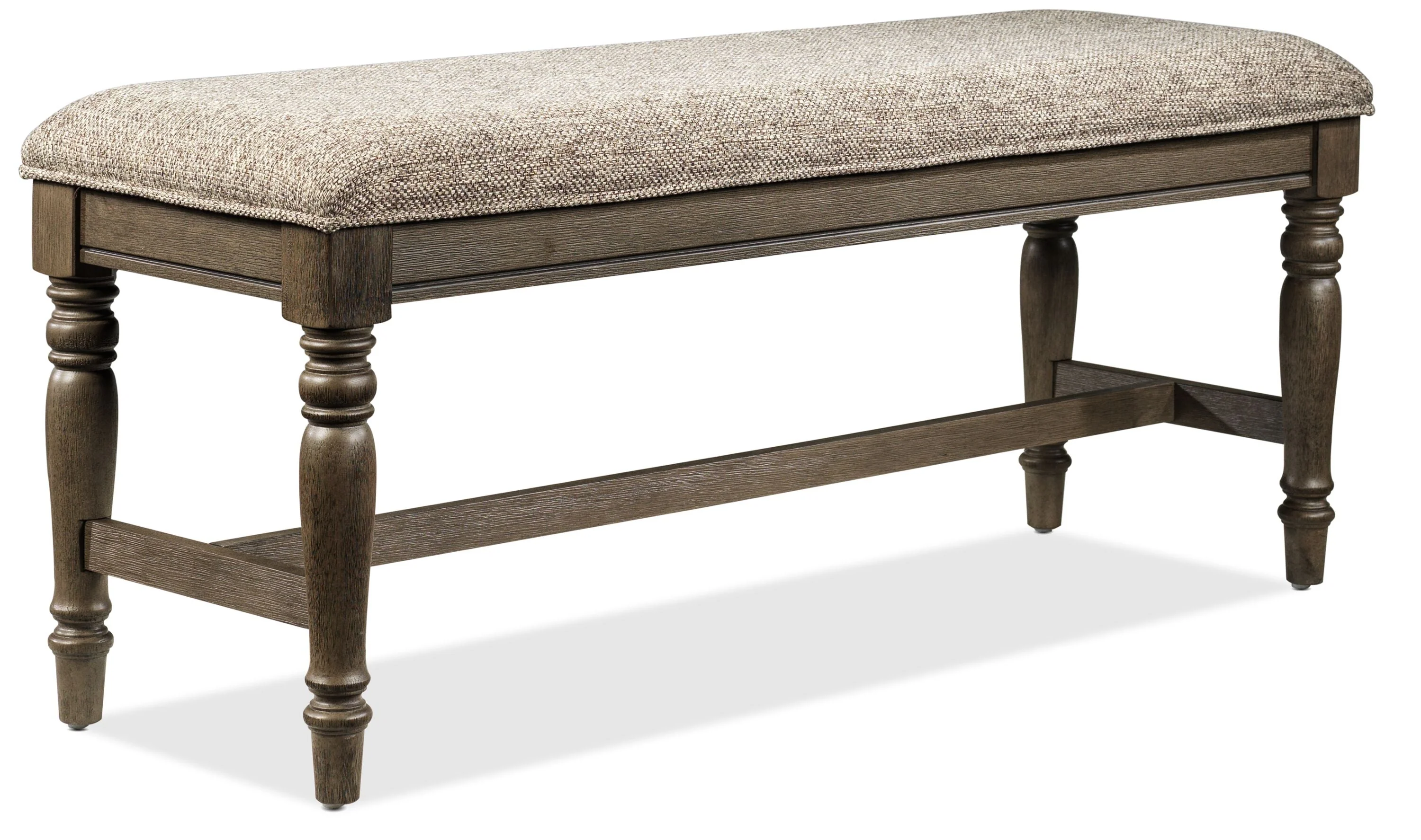 Lynnhaven 6-Piece Dining Room Set with Bench - Roasted Oak - Image 4