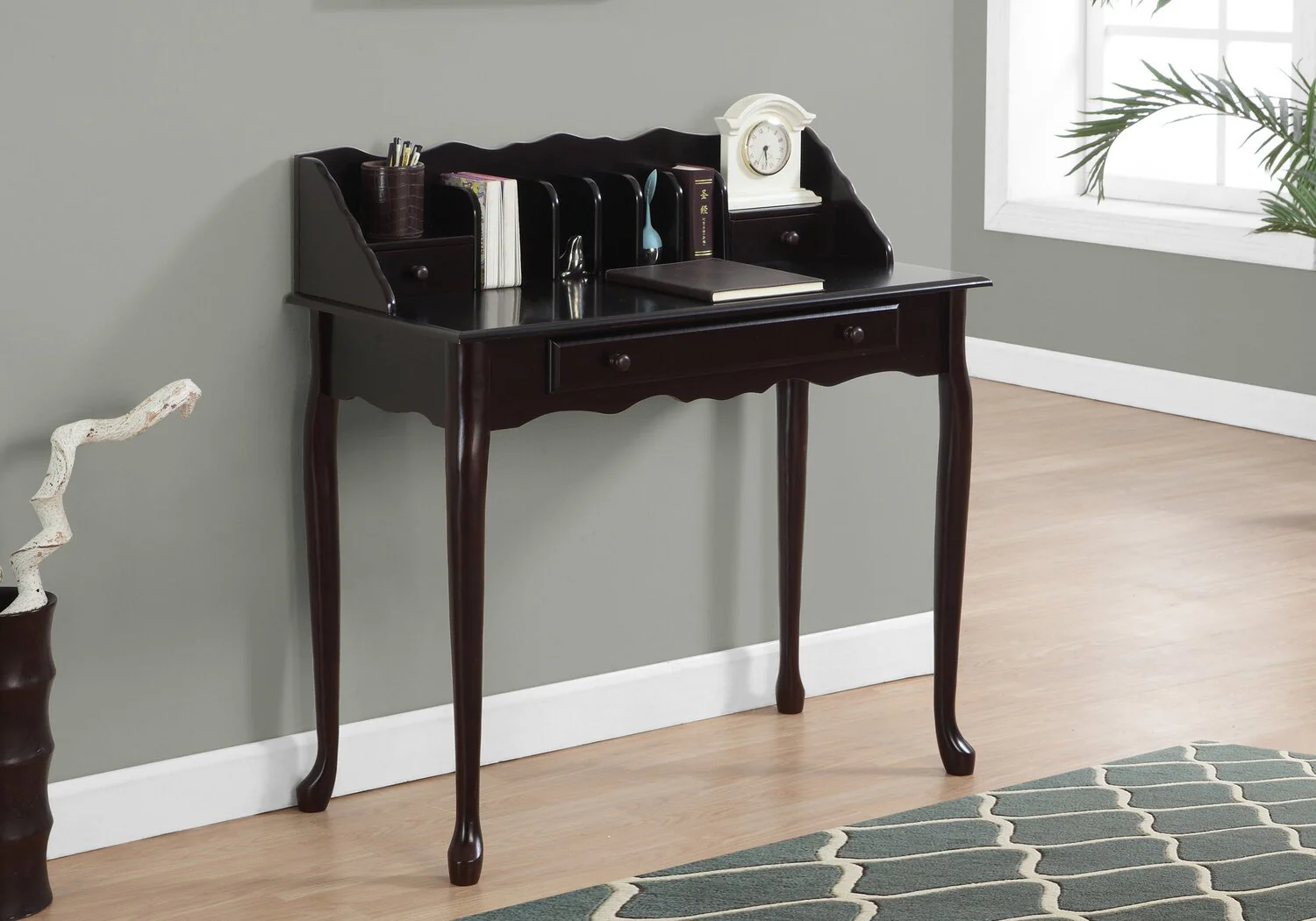 Lyra Desk - Dark Cherry - Image 3