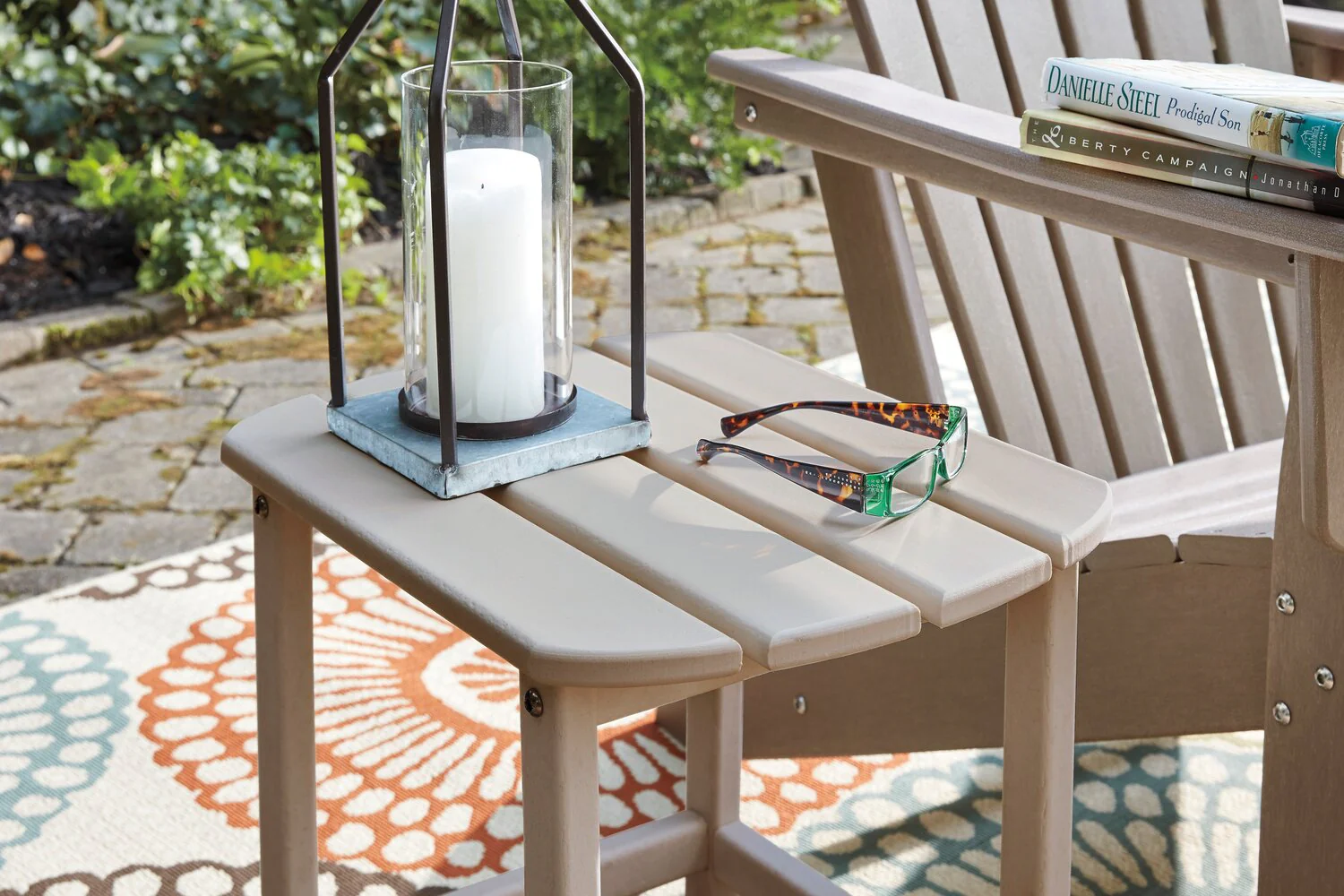 Maine End Table - Taupe - Image 4