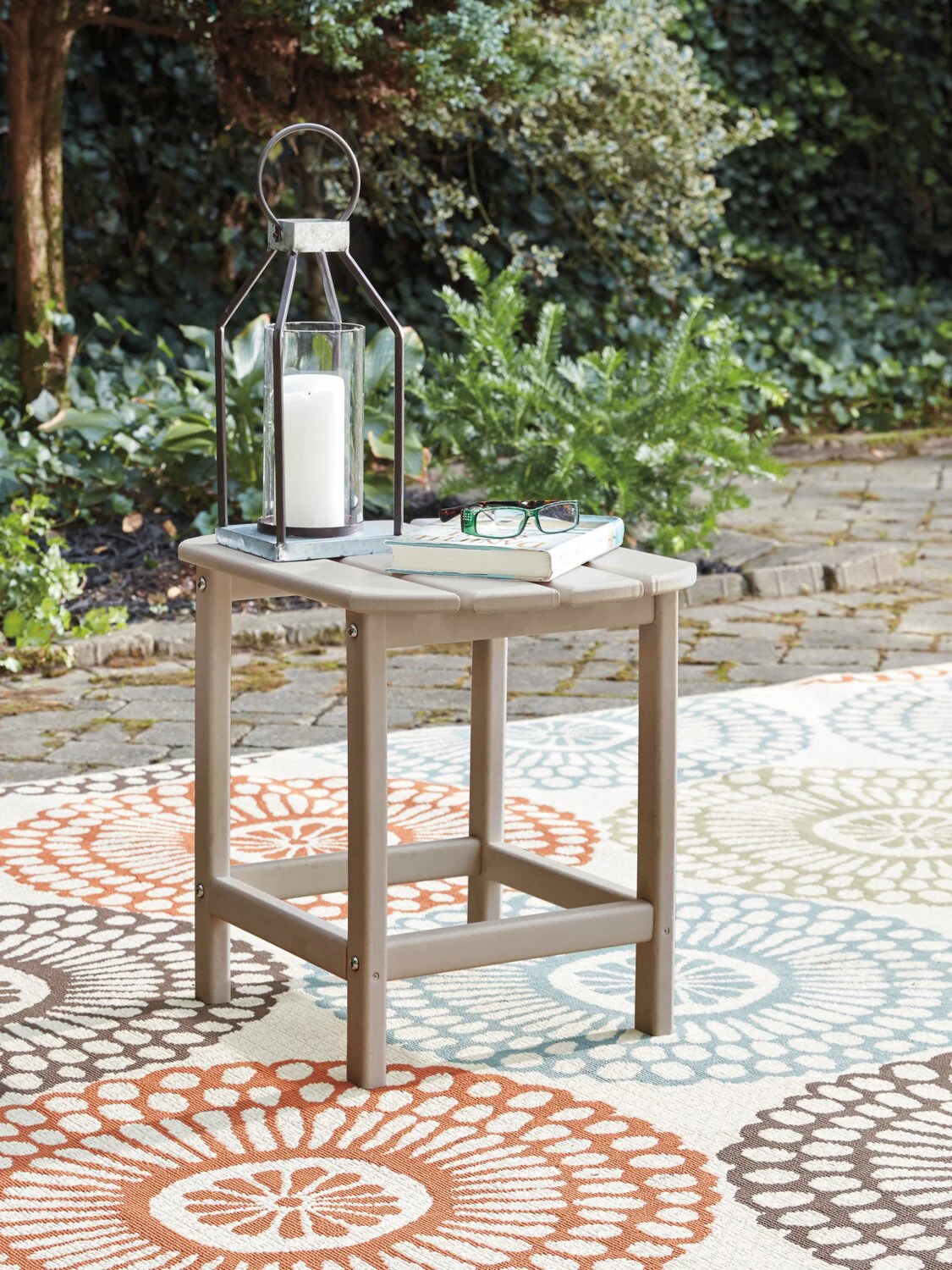 Maine End Table - Taupe - Image 5