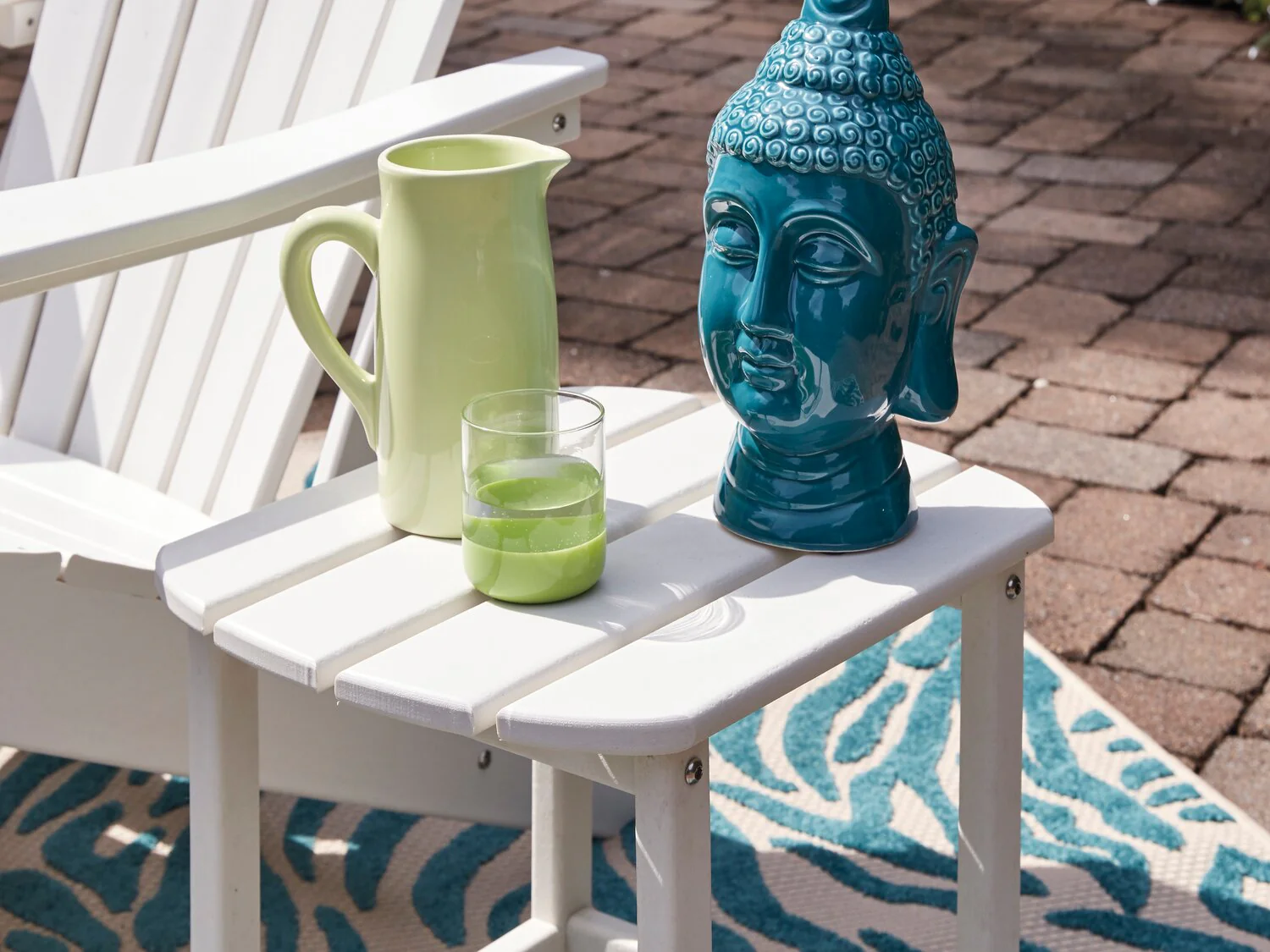 Maine End Table - White - Image 4